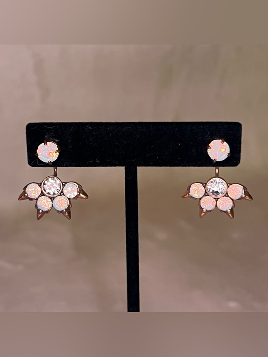 Stella & Dot Jewelry - Stella & Dot Opalescent Floral Drop Earrings